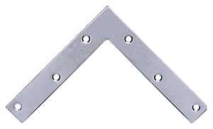 BRACE CORNER FLT STL 6X1 INCH 