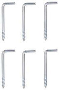 SQUARE SCREW HOOK 1-7/8IN ZP  