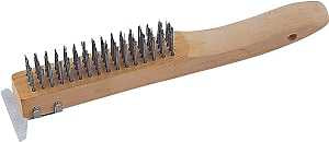 WIRE BRUSH/SCRAPER 4X16IN     