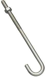 BOLT J-HOOK 5/16X7IN ZINC     