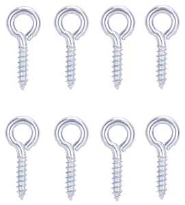 SCREW EYE SM 3/16X1-3/16 ZINC 
