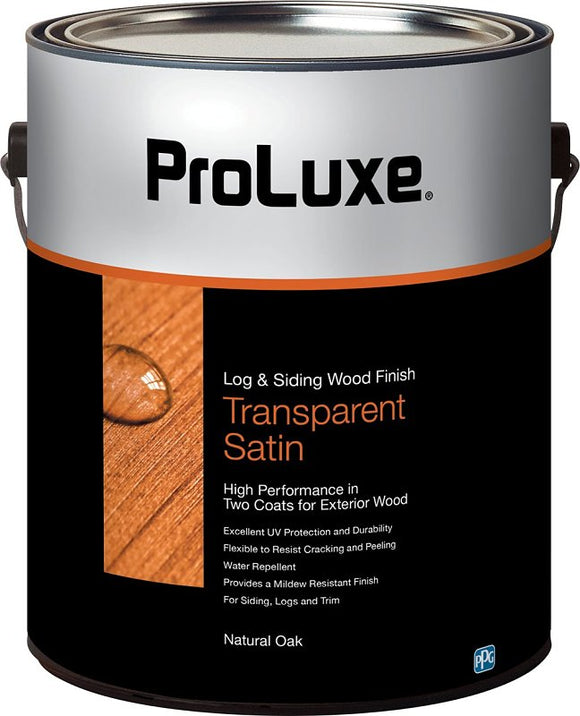 PPG SIK42005/01 Transparent Stain, Satin, Natural Oak, Liquid, 1 gal, Can