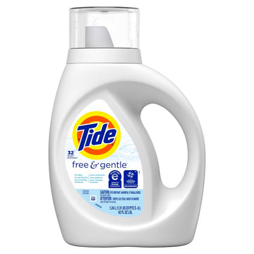 Tide 12147 Laundry Detergent, 42 oz Bottle, Liquid