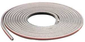 WEATHERSTRIP EPDM ADH 17FT GRY
