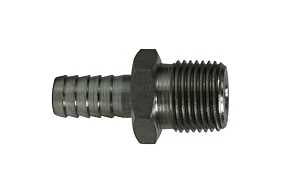 FITTING HOSE SS BARBXMPT 1/4IN