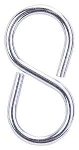 S-HOOK 2-1/8IN CLOSED ZINC PLT