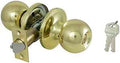 KNOB ENTRY T3 TUBULAR POL BRS 