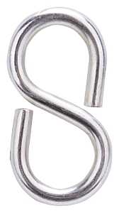 S-HOOK 1-1/4IN CLOSED ZINC PLT
