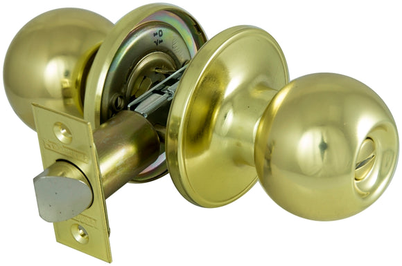 ProSource T3710V-PS Privacy Lockset, Tubular Design, Stainless Steel