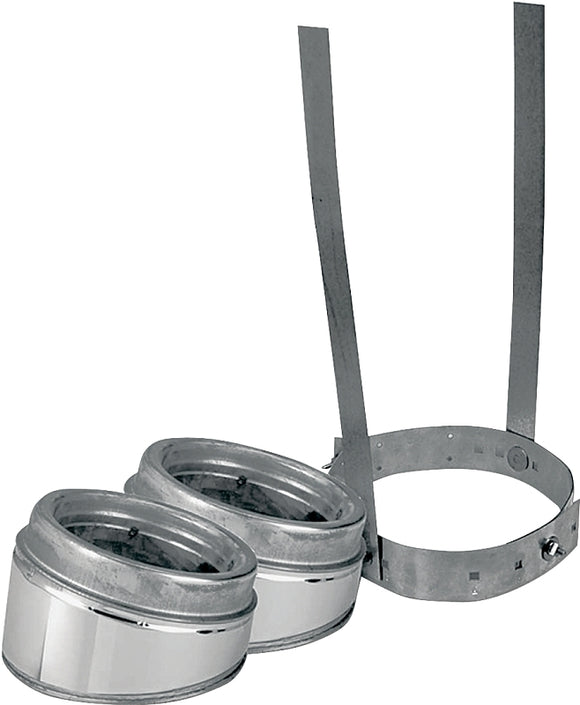 Selkirk 206206 Type HT Insulated Elbow Kit, Includes: (2) 15 deg Elbows, (2) Locking Bands and (1) Interior Resupport