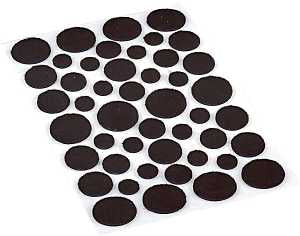 PADS FELT BROWN ASSORTED      