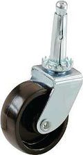 CASTER SWVL STM-MT BLK 1-1/4IN