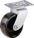 CASTER SWVL PLT-MT BLK 1-5/8IN