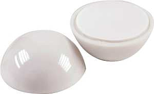 DOORSTOP WALL VINYL SLF AD WH 