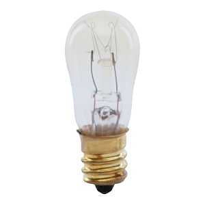 BULB INDICATOR CLR CNDL S6 6W 