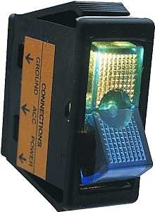 SWITCH ROCKER GLOW BLUE       