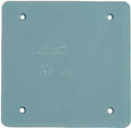 COVER BOX SQ PVC 2G BLANK GRAY