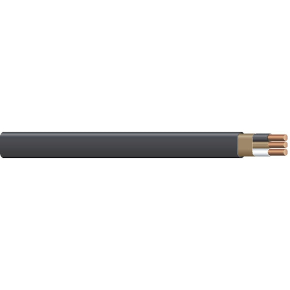 Southwire® Romex® 6/2NM-WGX500 Sheathed Cable, 6 AWG Wire, 2-Conductor, 500 ft L, Copper Conductor, PVC Insulation