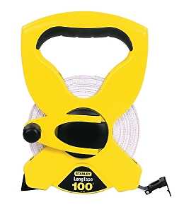 RULE TAPE 100FTX1/2IN FBGL BLD