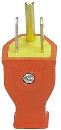 ORG GROUND 3WIRE STRAIGHT PLUG