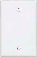 WALL PLATE 1GANG BLANK MID WHT