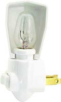 NIGHTLIGHT W/SWTCH 15AMP 125V 