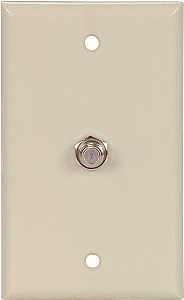 IVRY COAXIAL JACK W/WALL PLATE