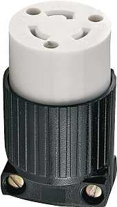 CONNECTOR LOCKING BLK 20A/125V