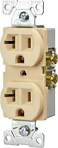 RECPT DUPLEX COMM 3WIRE 20A IV