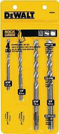 BIT DRILL HAMMER PERC 4 PIECE 