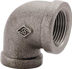ELBOW 90 DEG BLACK 3/8 IN     