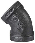 ELBOW 45DEG BLACK 3/4         