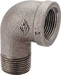 ELBOW 90 DEG BLACK STREET 3/4 