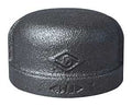 CAP BLACK MALLEABLE 1-1/4     