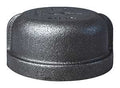 CAP BLACK MALLEABLE 2IN       