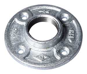 FLOOR FLANGE MALLBLE GALV1-1/4