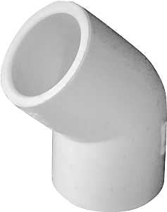 ELBOW 45 DEG PVC SLPXSLP 1/2  