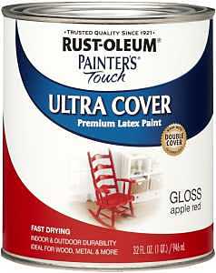 PAINT ACRY GLOSS APPLE RED QT 