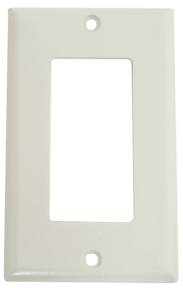 Eaton 2151W-BOX Wallplate, Standard-Size, 4-1/2 in L, 2-3/4 in W, 1-Gang, Thermoset, White