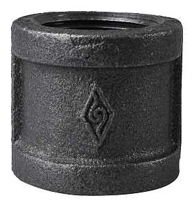 COUPLING BLACK MALLEABLE 1IN  