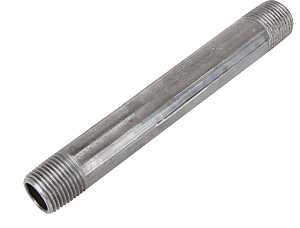 PIPE NIPPLE BLACK 1/2X3       