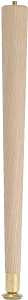 LEG TABLE ROUND TAPER WOOD 8IN