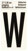 LETTER HOUSE W 2IN REFL BLK   
