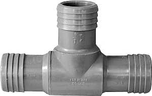 TEE POLY BARB 1/-1/4 IN       
