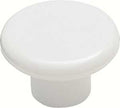 KNOB CABINET 1-1/4IN PLST WHT 