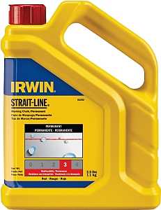 CHALK MARKING REFILL RED 2.5LB
