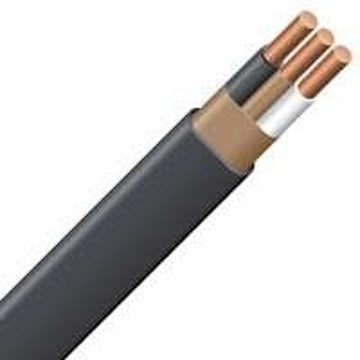 Southwire® Romex® 8/2NM-WGX125 Sheathed Cable, 8 AWG Wire, 2-Conductor, 125 ft L, Copper Conductor, PVC Insulation