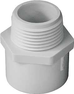 ADAPTER MALE PVC SLPXMIP 1IN  