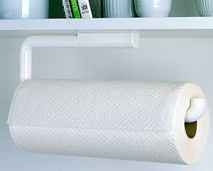 PAPER TOWEL HOLDER PLST WHT   