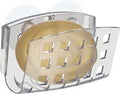 SOAP DISH-CRADLE PLASTIC SUC  